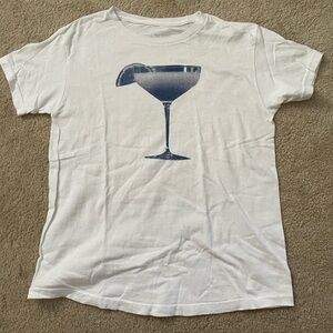 Blue Martini In Print We Trust Graphic Tee